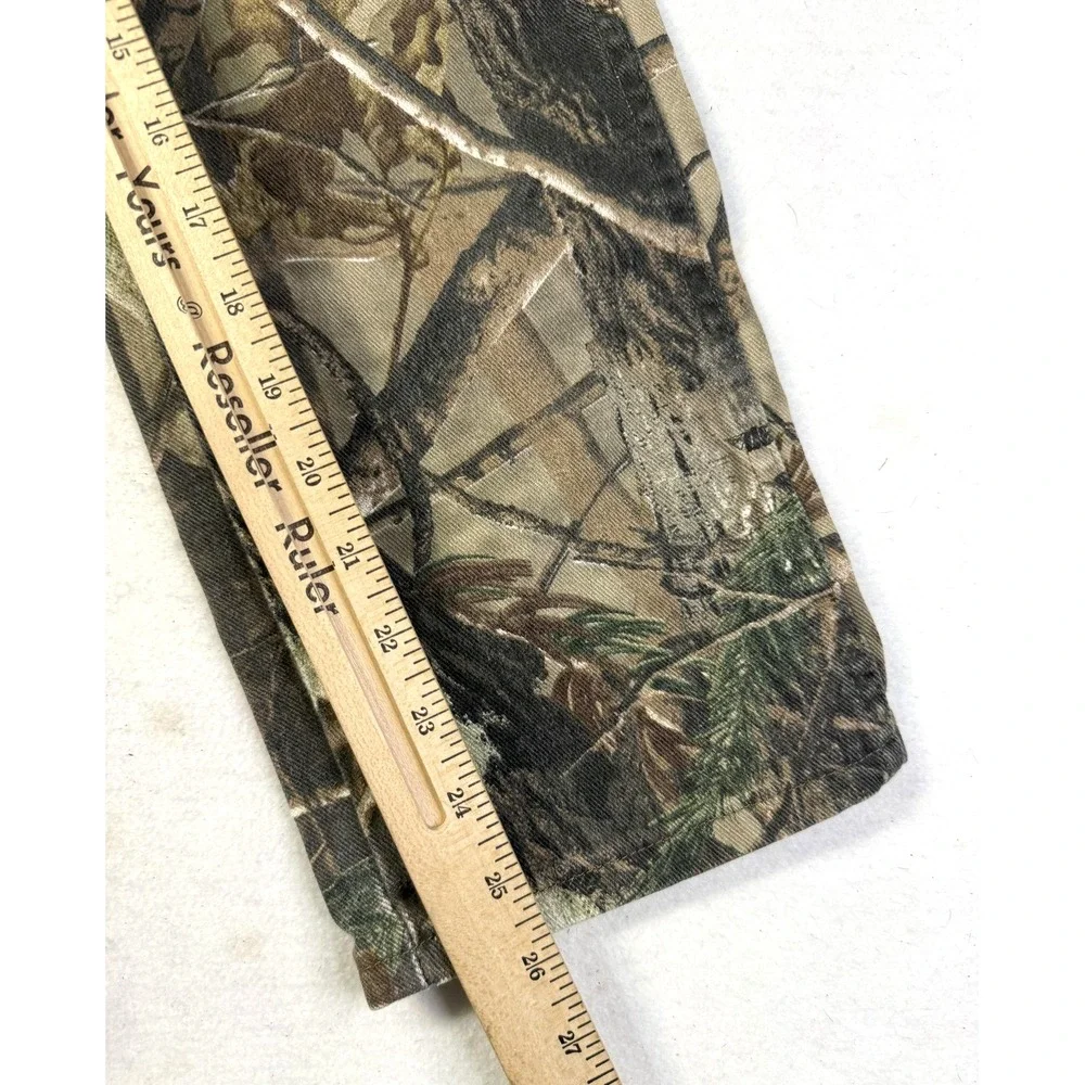 Wrangler Y2K Realtree Camo Jeans Girls 12 Regular Hunting Pants Brown Outdoor